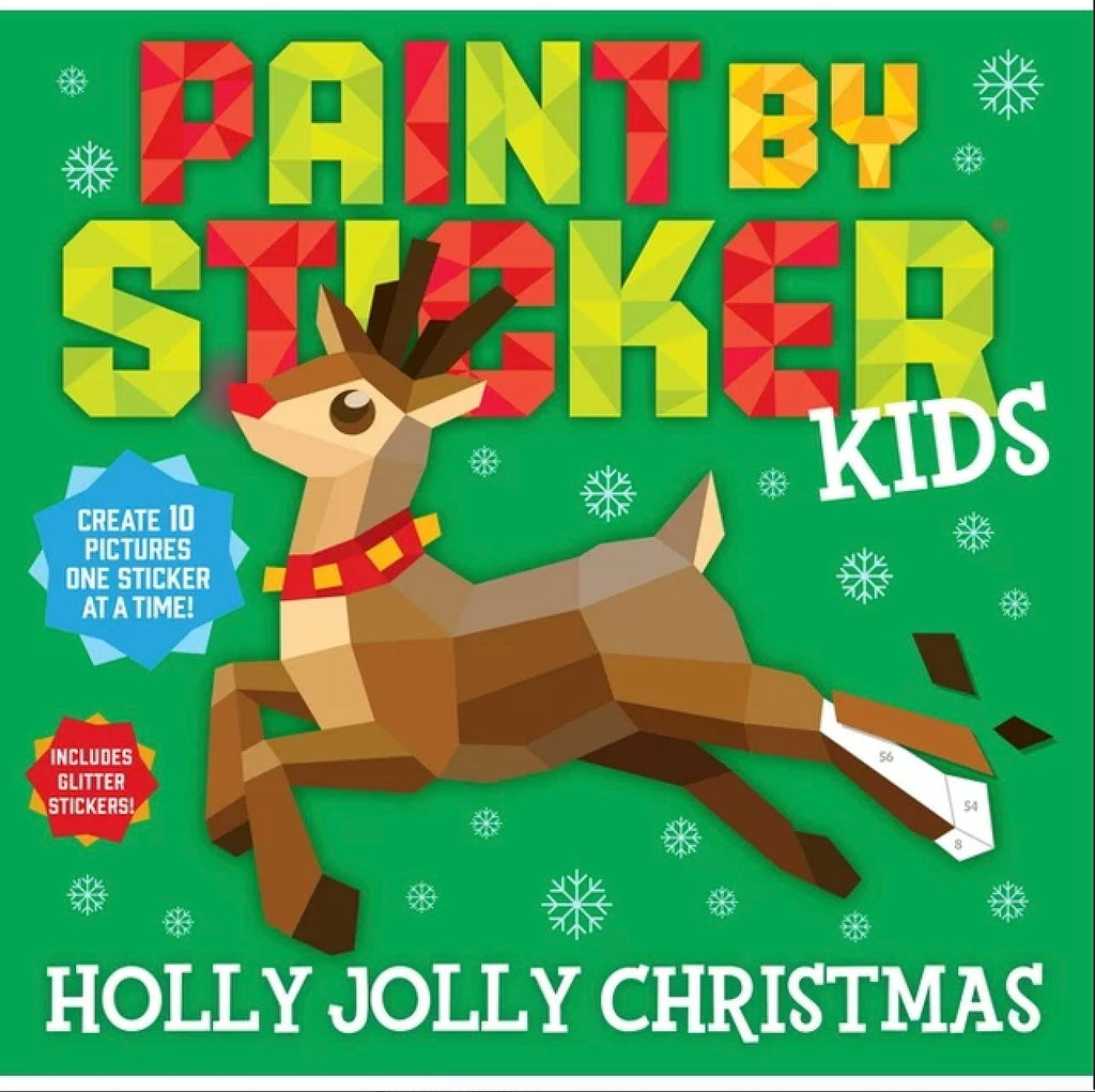 Holly Jolly: Paint By Sticker Kids Book